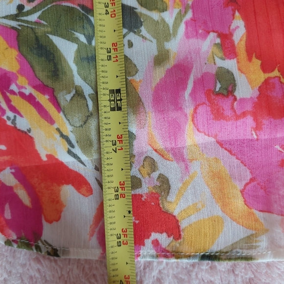 Calvin Klein Plus Size Printed V-Neck Bell-Sleeve Shift Dress Size 18W - Picture 7 of 9